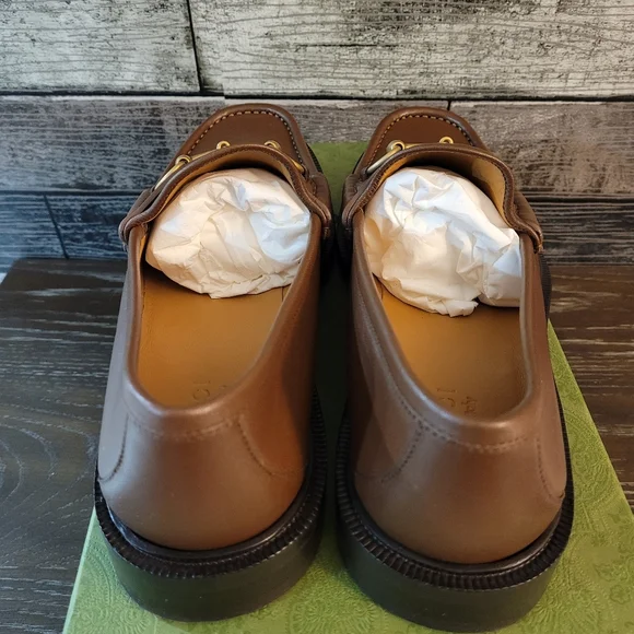 **SOLD**Gucci loafers Mandala Brown sugar  Gucci Sz10 Read Details**** - Picture 6 of 16